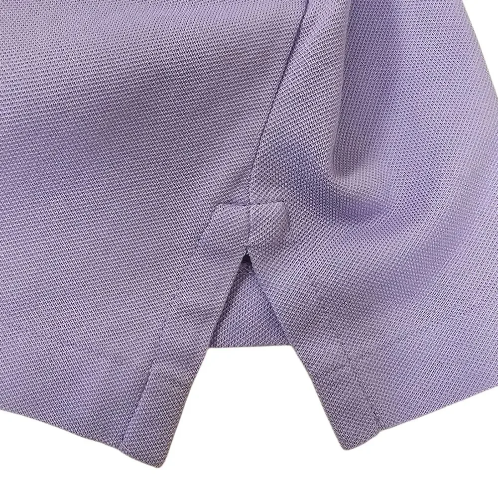 Polo Ralph Lauren Men's Lilac Golf Polo with Grey Pony Classic Fit Size L